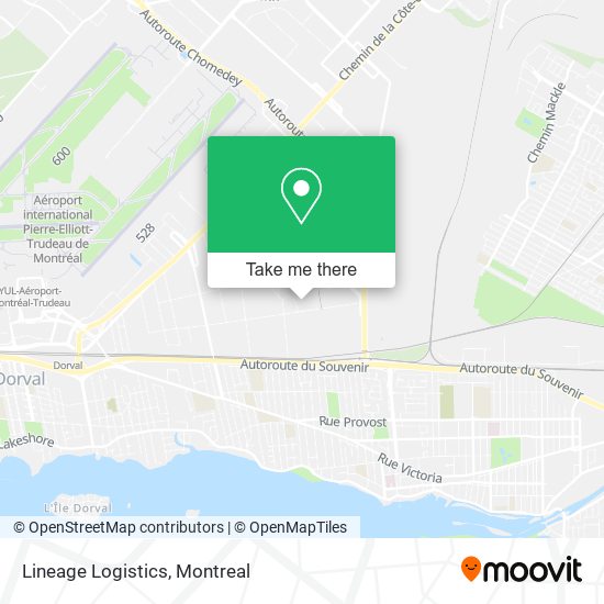 Lineage Logistics map