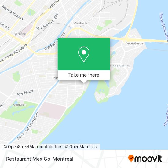 Restaurant Mex-Go map