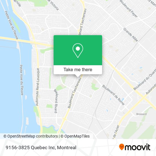 9156-3825 Quebec Inc map