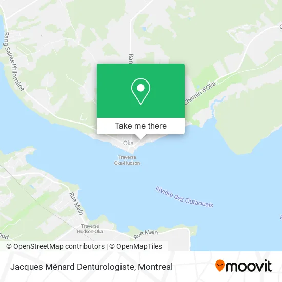 Jacques Ménard Denturologiste map