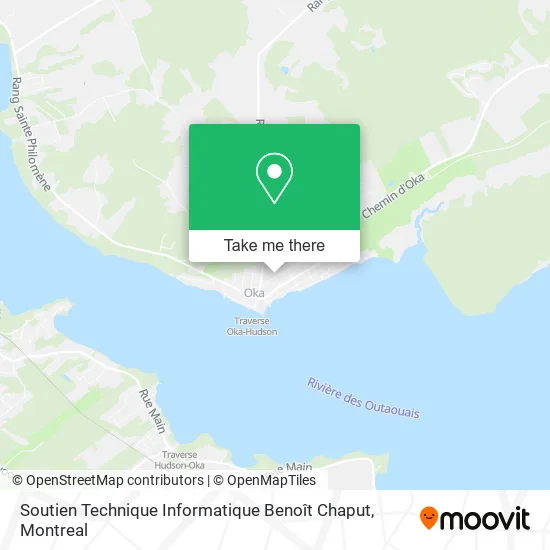 Soutien Technique Informatique Benoît Chaput map