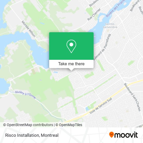Risco Installation map