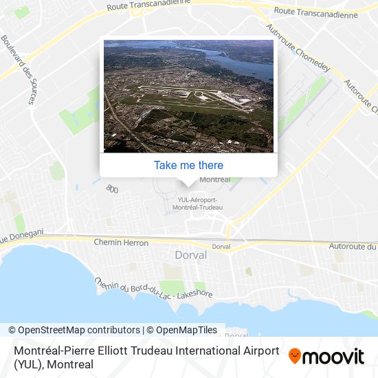 Montréal-Pierre Elliott Trudeau International Airport (YUL) map