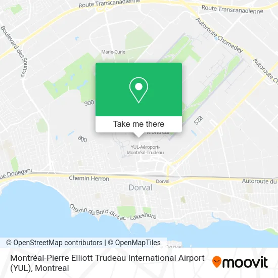 Montréal-Pierre Elliott Trudeau International Airport (YUL) map
