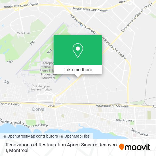 Renovations et Restauration Apres-Sinistre Renovco I map