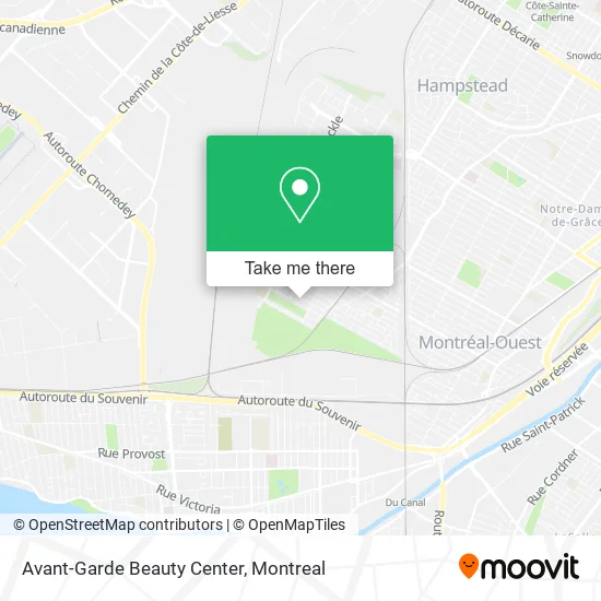 Avant-Garde Beauty Center map