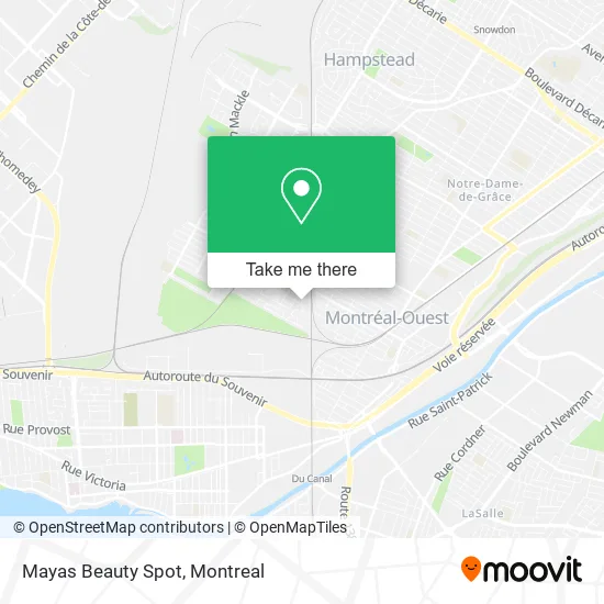 Mayas Beauty Spot map