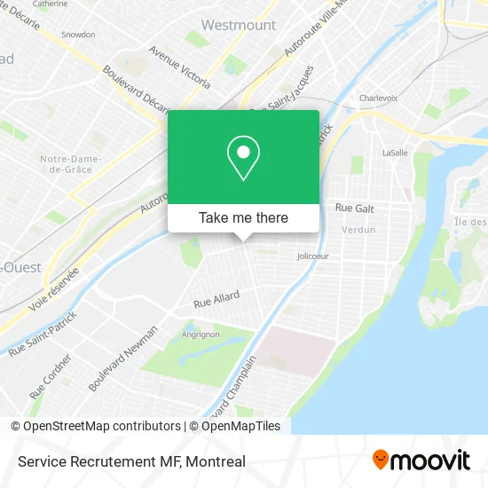 Service Recrutement MF map