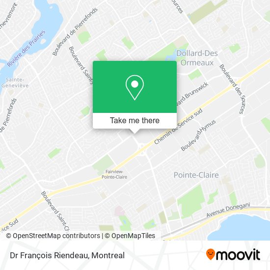 Dr François Riendeau map