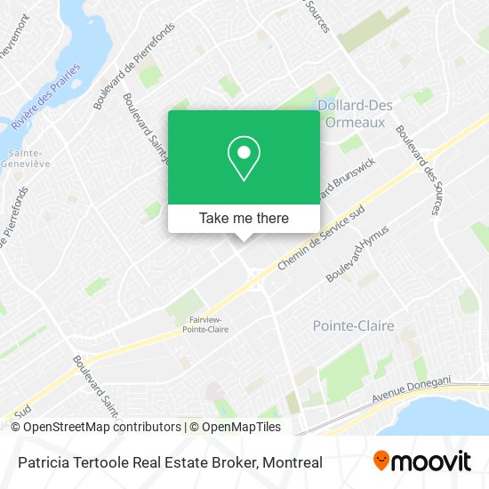 Patricia Tertoole Real Estate Broker map