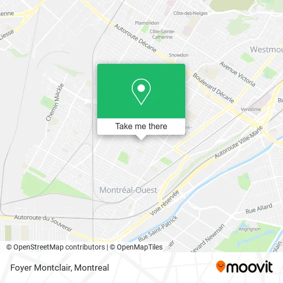 Foyer Montclair map