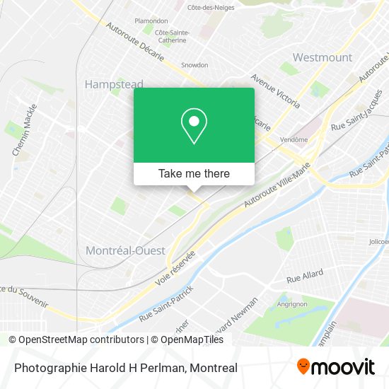 Photographie Harold H Perlman map