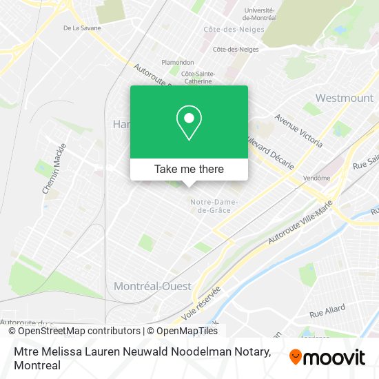 Mtre Melissa Lauren Neuwald Noodelman Notary map