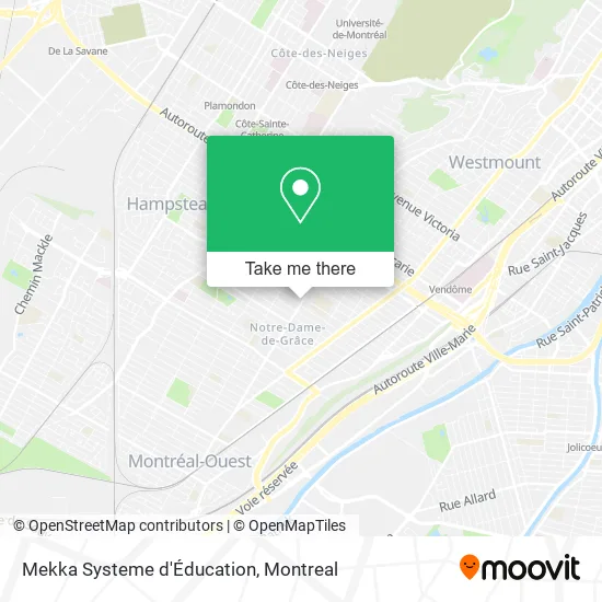 Mekka Systeme d'Éducation map