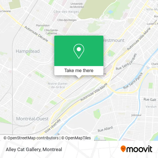 Alley Cat Gallery map