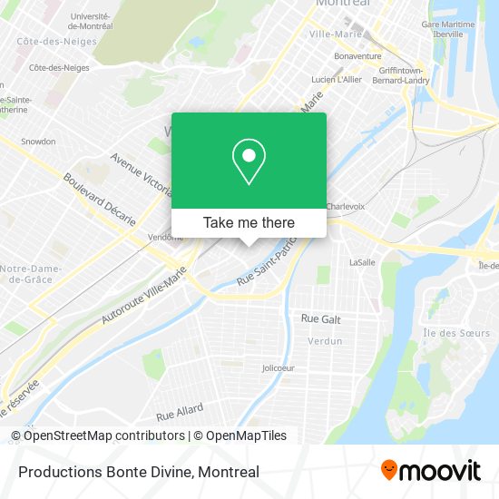 Productions Bonte Divine map