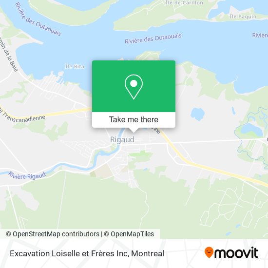 Excavation Loiselle et Frères Inc map