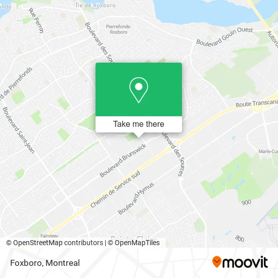 Foxboro map
