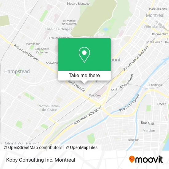 Koby Consulting Inc map