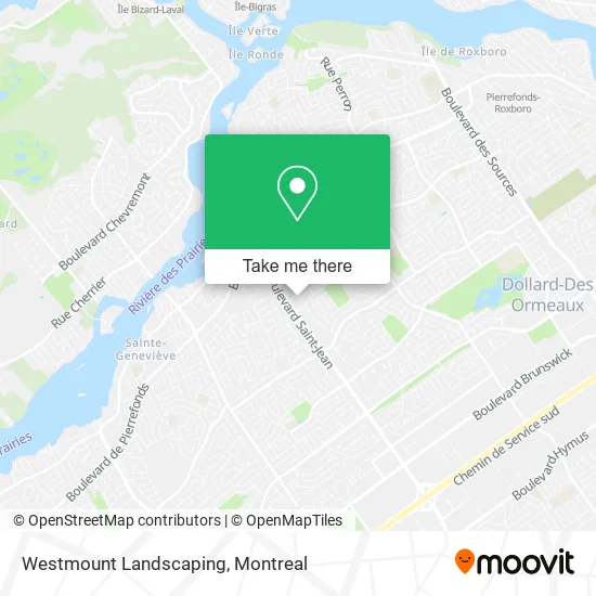 Westmount Landscaping map