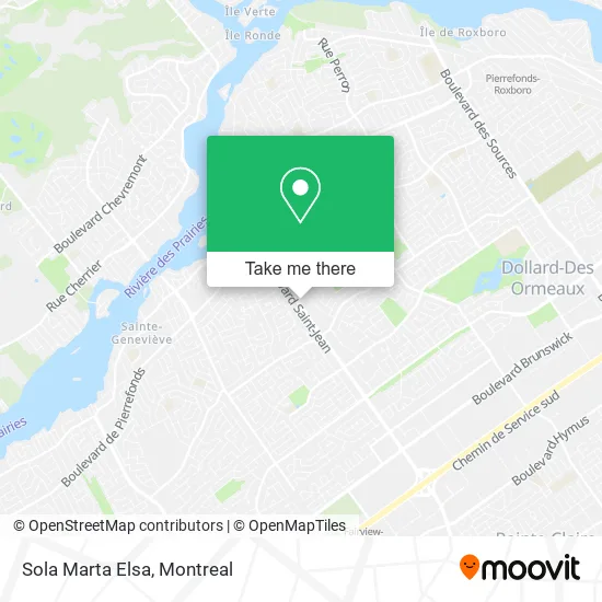Sola Marta Elsa map
