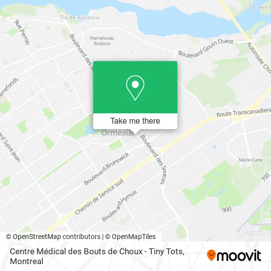 Centre Médical des Bouts de Choux - Tiny Tots map