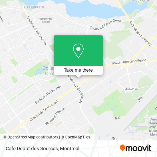 Cafe Dépôt des Sources map