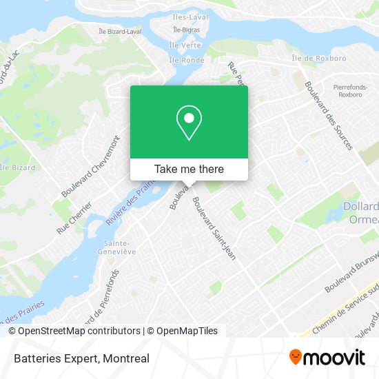 Batteries Expert map