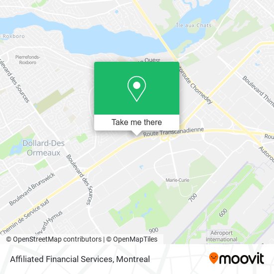 Affiliated Financial Services map