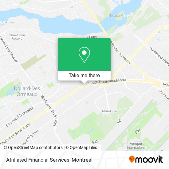 Affiliated Financial Services map