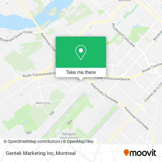 Gentek Marketing Inc map