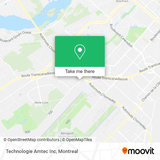 Technologie Amtec Inc map
