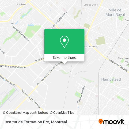 Institut de Formation Pro map