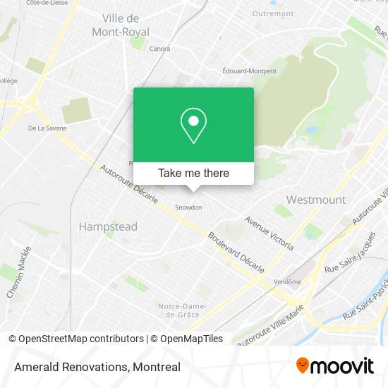 Amerald Renovations map