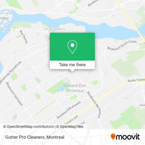 Gutter Pro Cleaners map
