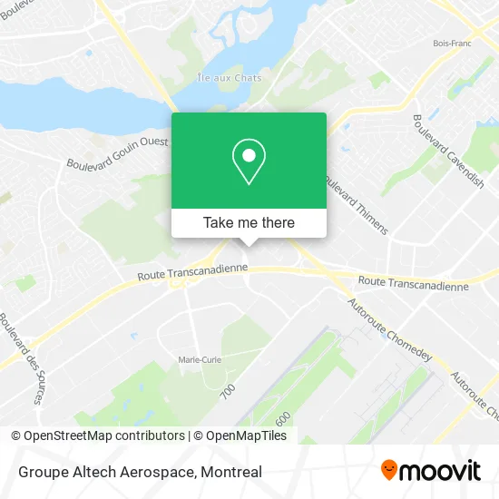 Groupe Altech Aerospace map