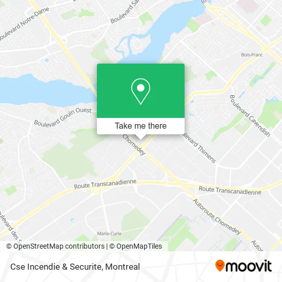 Cse Incendie & Securite map