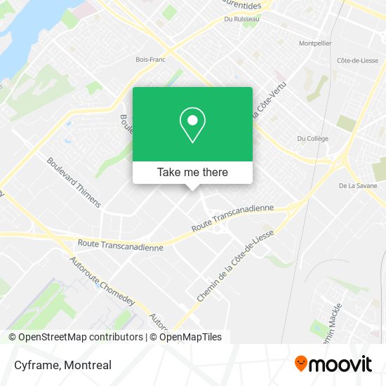 Cyframe map