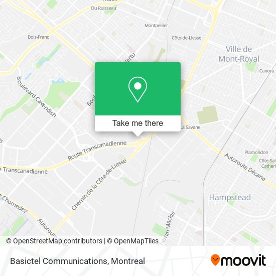 Basictel Communications map