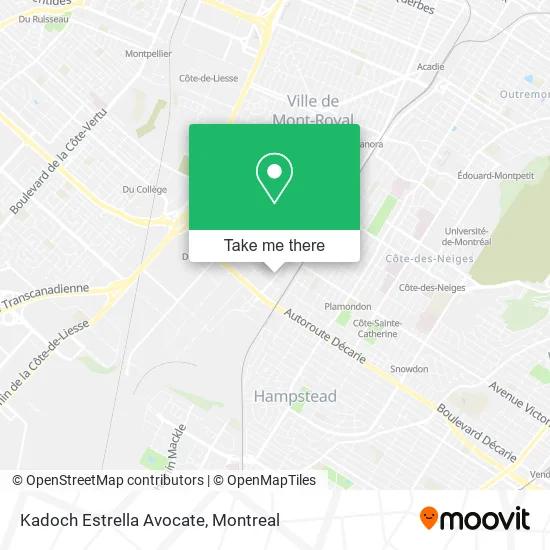 Kadoch Estrella Avocate map