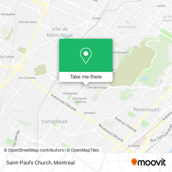 Saint-Paul's Church map