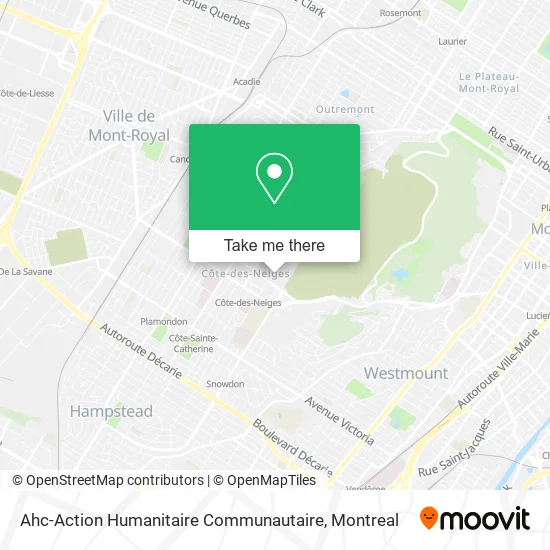 Ahc-Action Humanitaire Communautaire map