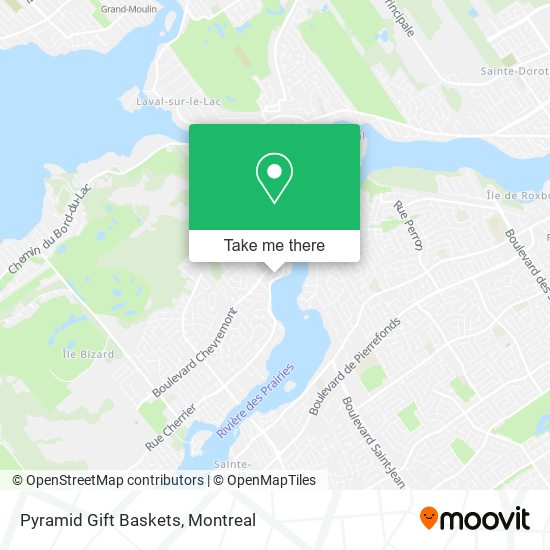 Pyramid Gift Baskets map