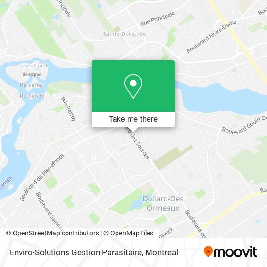 Enviro-Solutions Gestion Parasitaire map