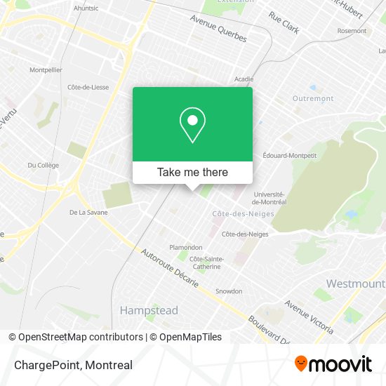 ChargePoint map