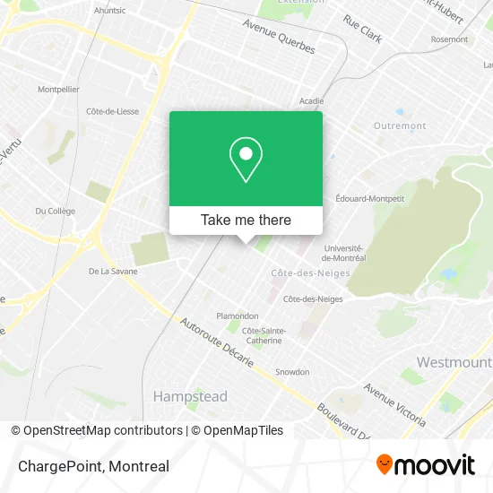 ChargePoint map