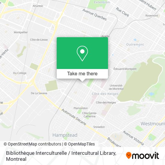 Bibliothèque Interculturelle / Intercultural Library map