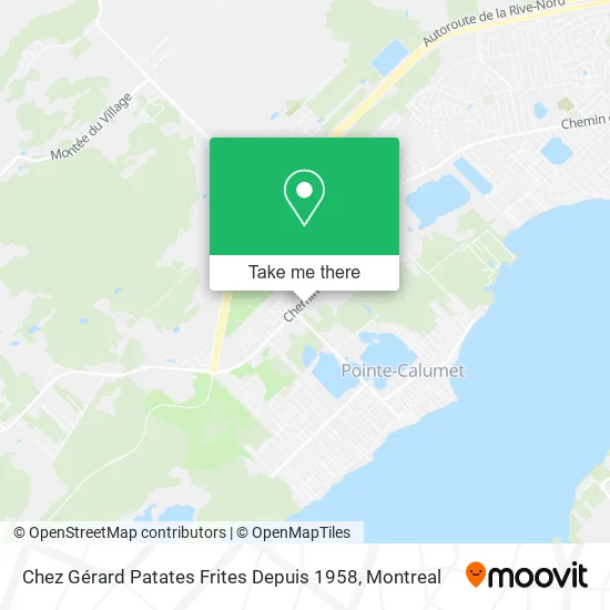 Chez Gérard Patates Frites Depuis 1958 map