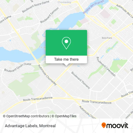 Advantage Labels map