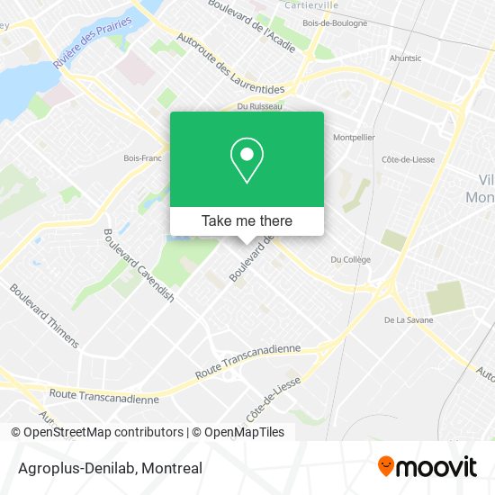 Agroplus-Denilab map